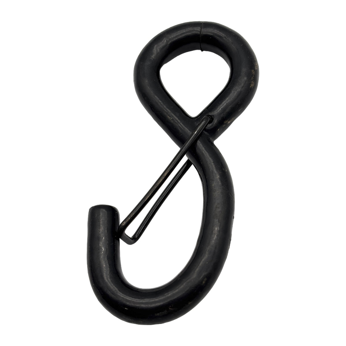 Heavy-Duty Vinyl Coated "S" Hook w/Safety Latch