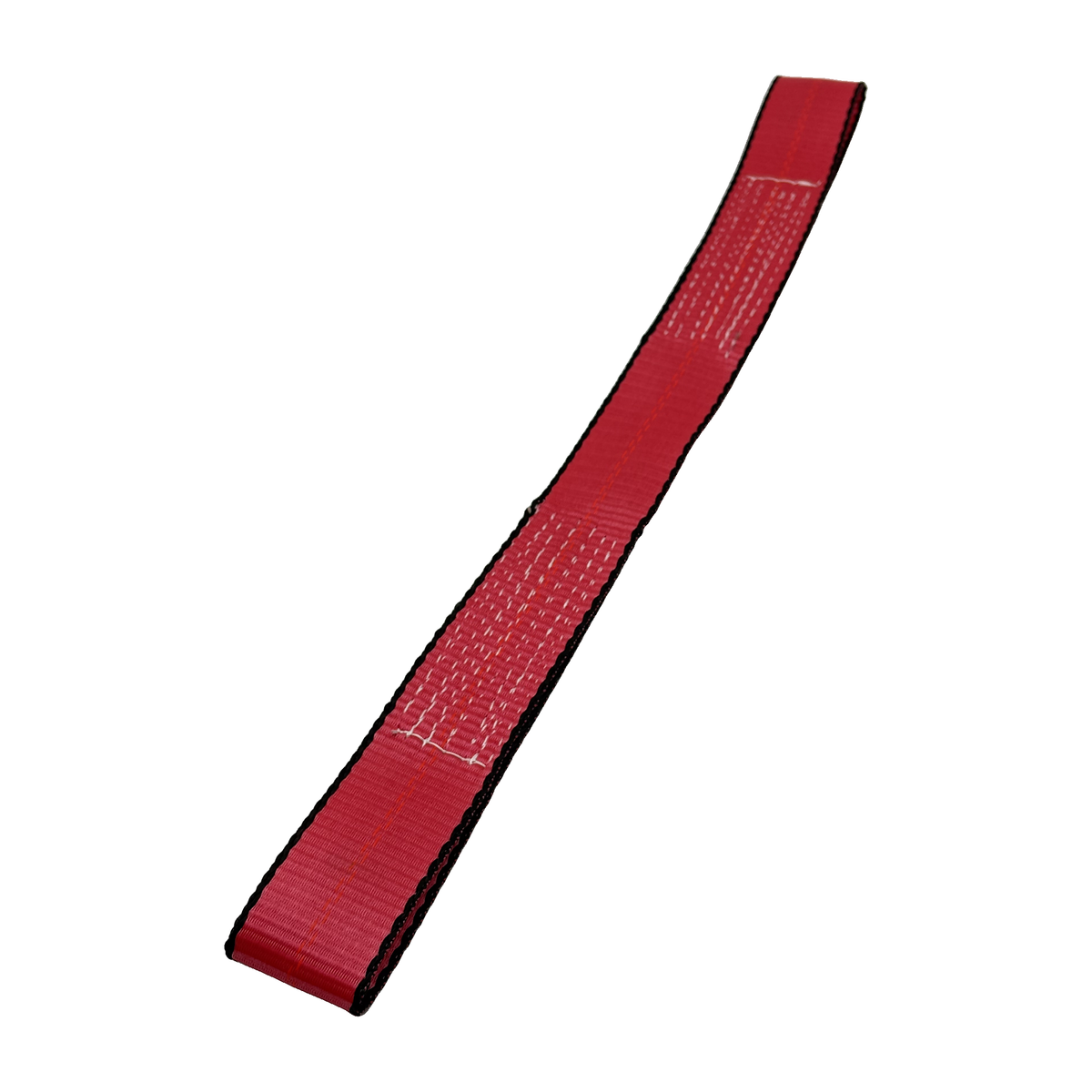 2" x 24" 1-Ply Axle Strap w/4" Sewn Loops on Both Ends - Red