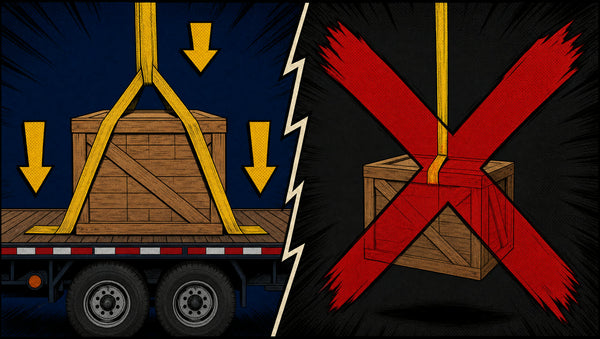 Why Tie-Downs Never Lift: The Line Between Securement and Rigging