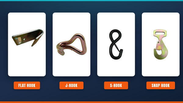 Flat Hooks, J-Hooks, S-Hooks, and Snap Hooks: Picking Strap End Fittings
