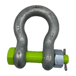 1-1/2" Alloy Screw Pin Shackle w/Safety Nut and Cotter Pin