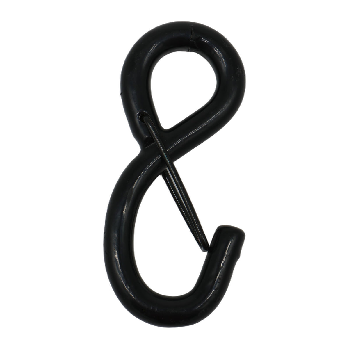 Vinyl Coated "S" Hook w/Safety Latch
