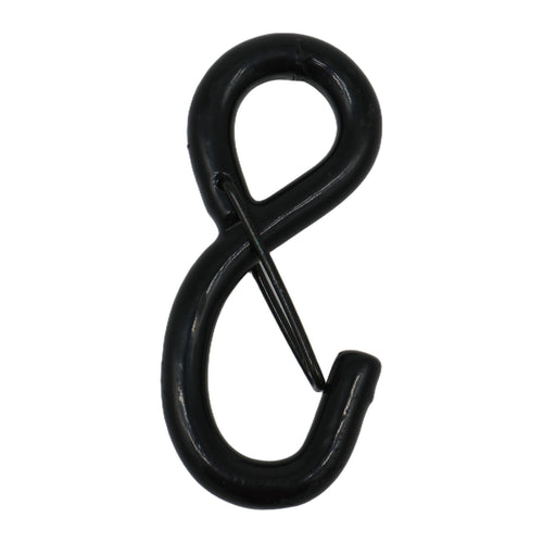 Vinyl Coated "S" Hook w/Safety Latch