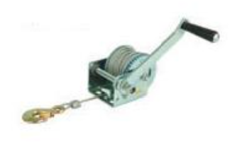 33' Cable Winch Boat and Trailer Winch Gear w/Safety Latch Hook Ratio 4 to 1