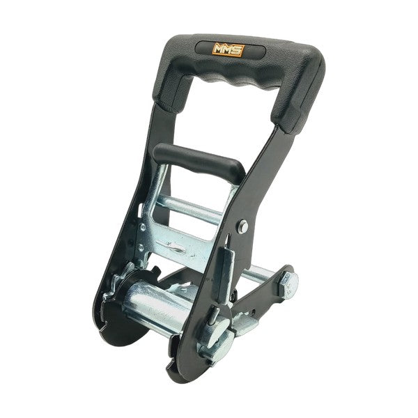 2" MMS Premium Heavy Duty Powder Coated w/Ergonomic Wide Rubber Handle Ratchet Buckle