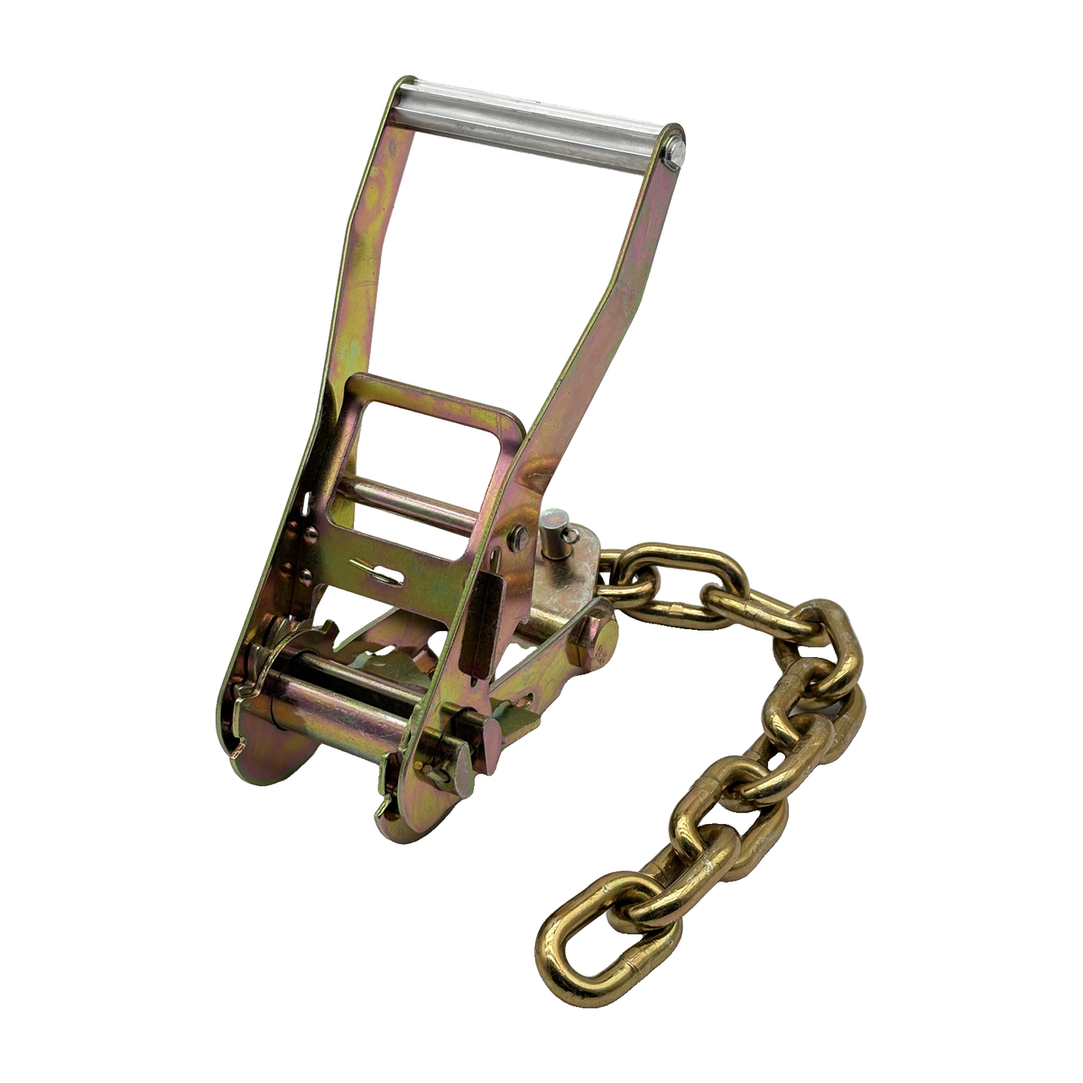 2" Standard Long Wide Handle Ratchet w/G70 5/16"x12" Chain Tail