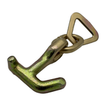 G70 Forged T/J Combo Twist Hook Attached w/.437 Welded Link & 2" 10K Break Strength Flat Delta