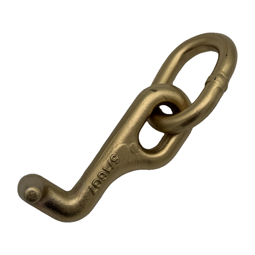 G70 Forged T Frame Hook w/Attached .437 Welded Link