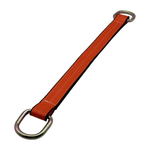 2" x 24" 3-Ply Center HD Axle Strap w/2" Heavy-Duty D-Ring on Both Ends - Orange