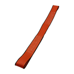 2" x 24" 1-Ply Axle Strap w/4" Sewn Loops on Both Ends - Orange