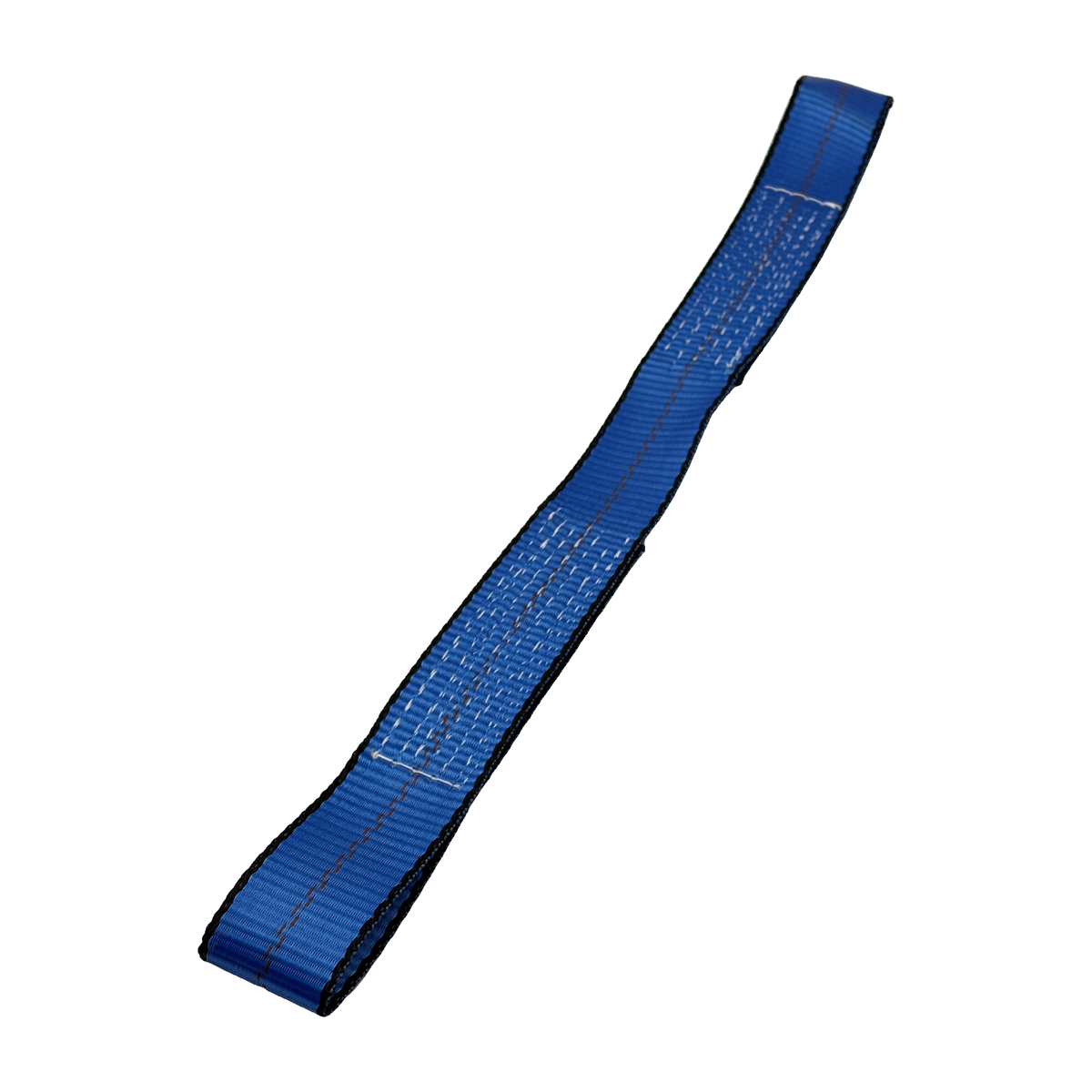 2" x 24" 1-Ply Axle Strap w/4" Sewn Loops on Both Ends - Blue