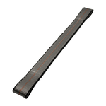 2" x 24" 3-Ply Center HD Axle Strap w/4" Sewn Loops on Both Ends - Gray