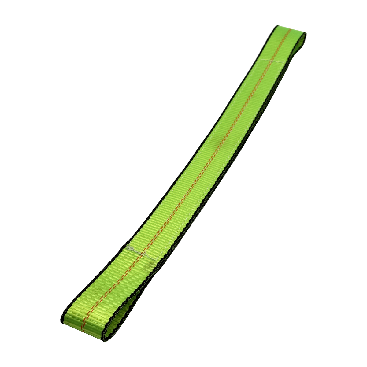 2" x 24" 3-Ply Center HD Axle Strap w/4" Sewn Loops on Both Ends - Green