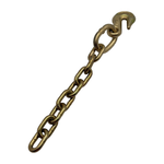 G70 Rachet Buckle Replacement 5/16"x12" Chain Tail w/Forged 5/16" Grab Hook Attaches to U-Bracket