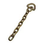 G70 Replacement 5/16"x12" Chain Tail w/2" Flat Delta for 2" Strap Long Ends