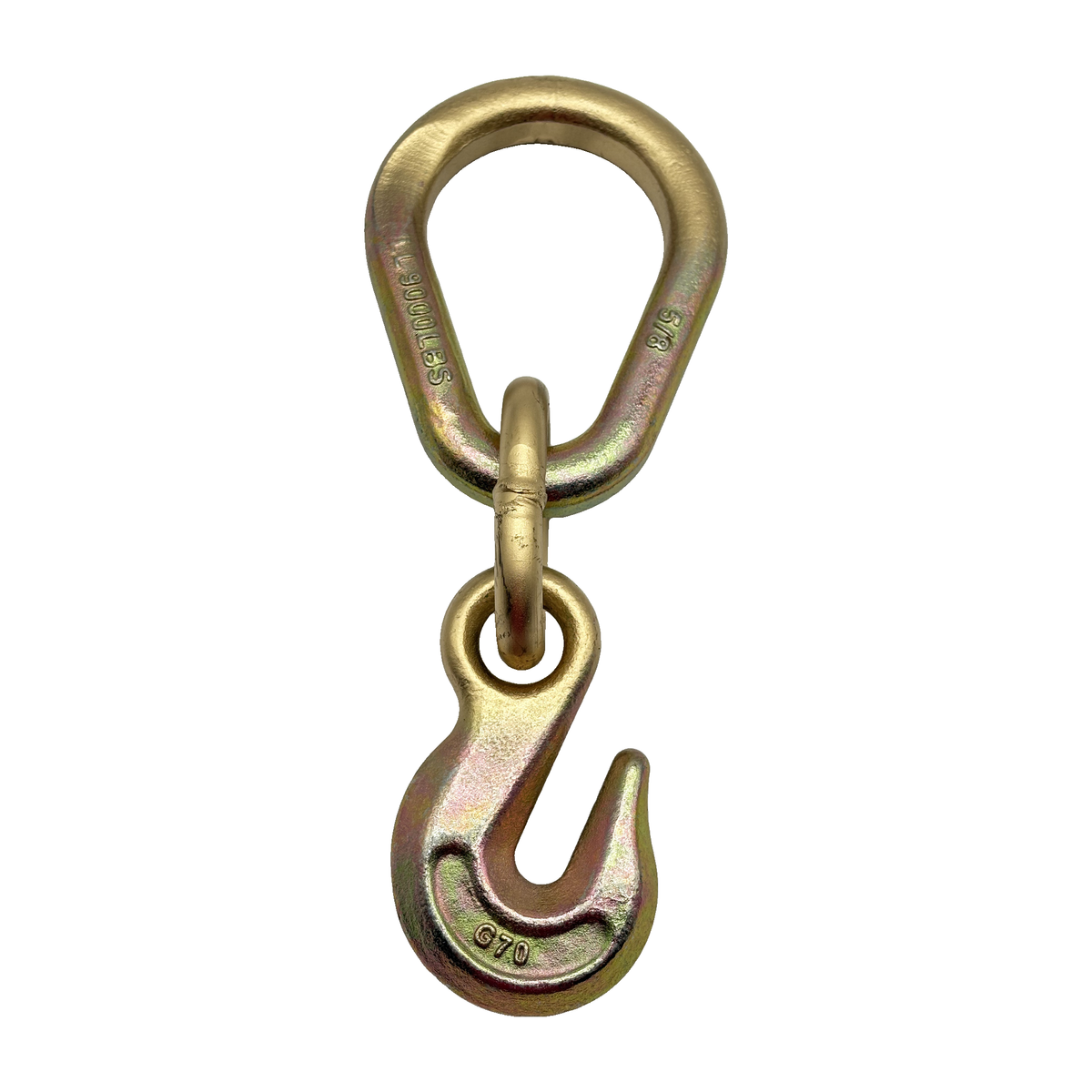 G70 Forged 5/8" Pear Link w/Forged 3/8" Grab Hook