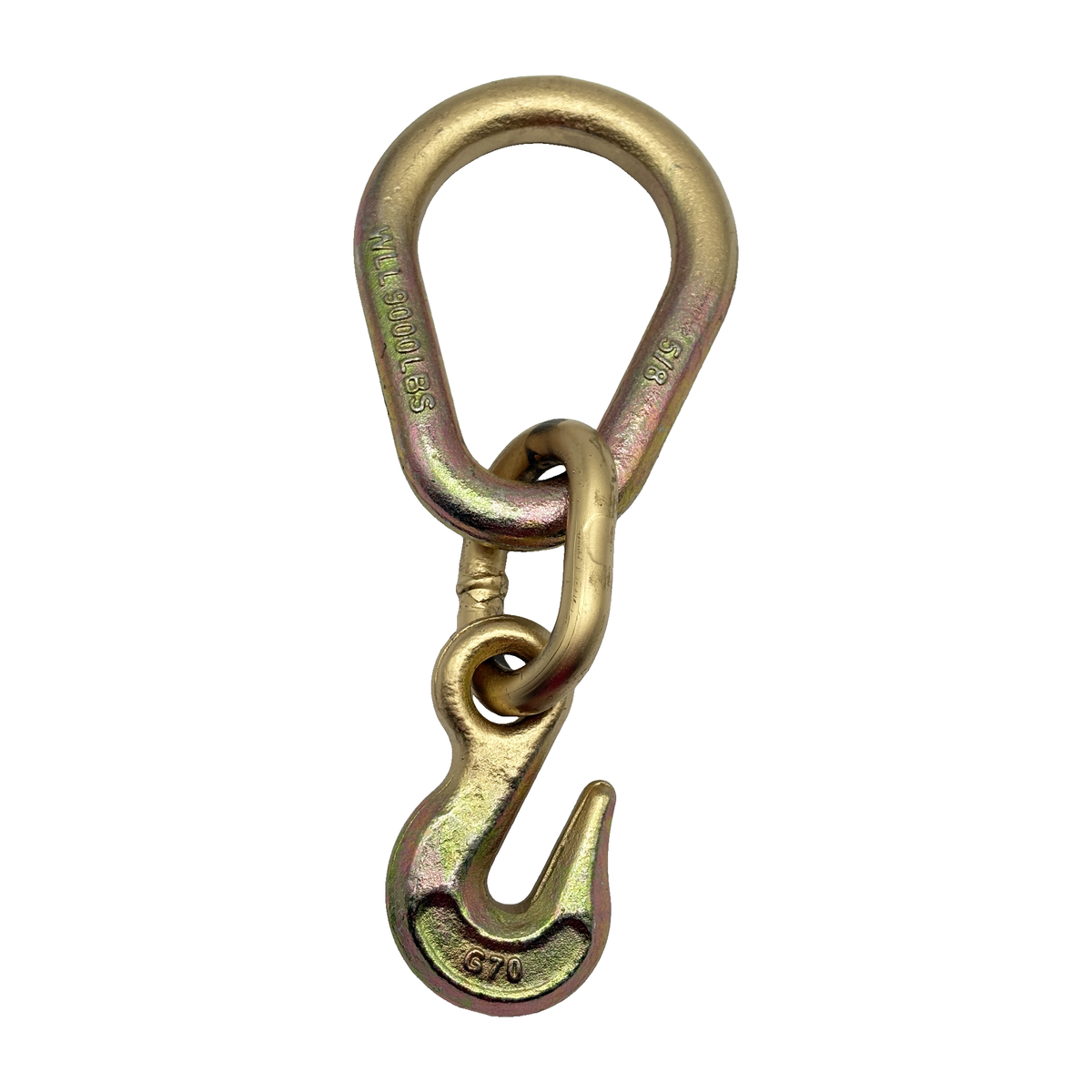 G70 Forged 5/8" Pear Link w/Forged 5/16" Grab Hook