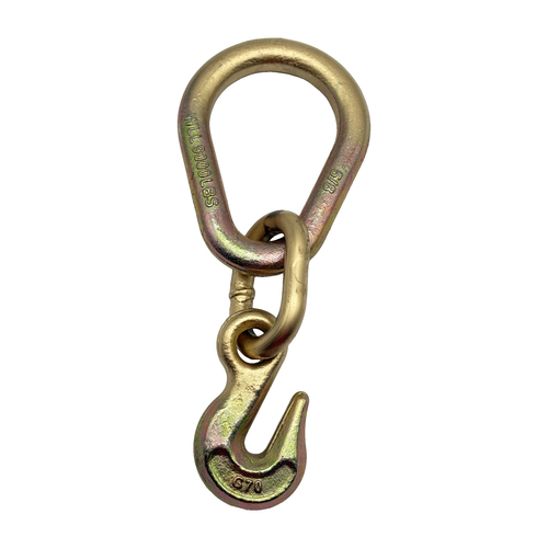 G70 Forged 5/8" Pear Link w/Forged 5/16" Grab Hook