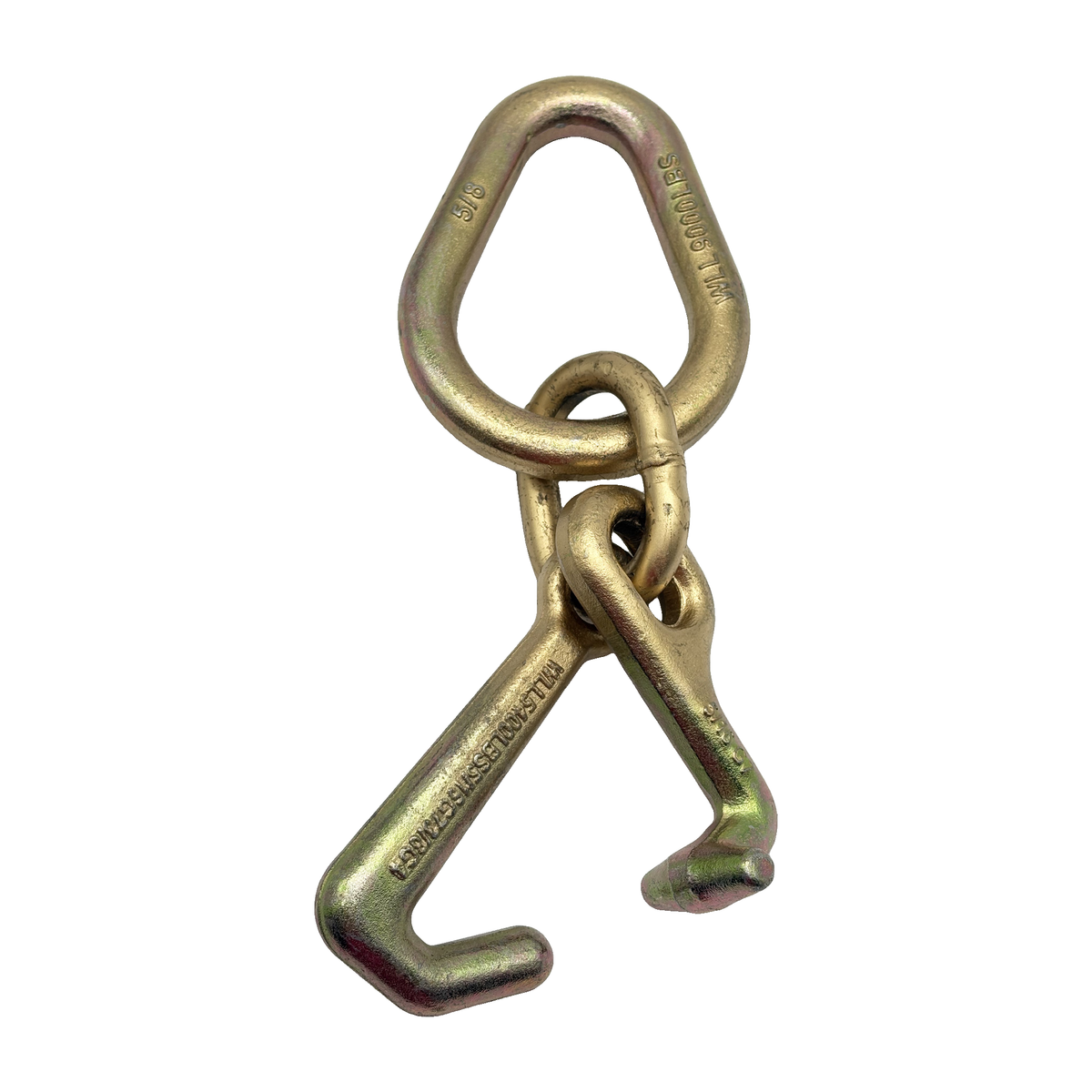 G70 Recovery Cluster w/Forged 5/8" Pear Link w/"T" Frame Hook and 4" Mini "J" Frame Hook