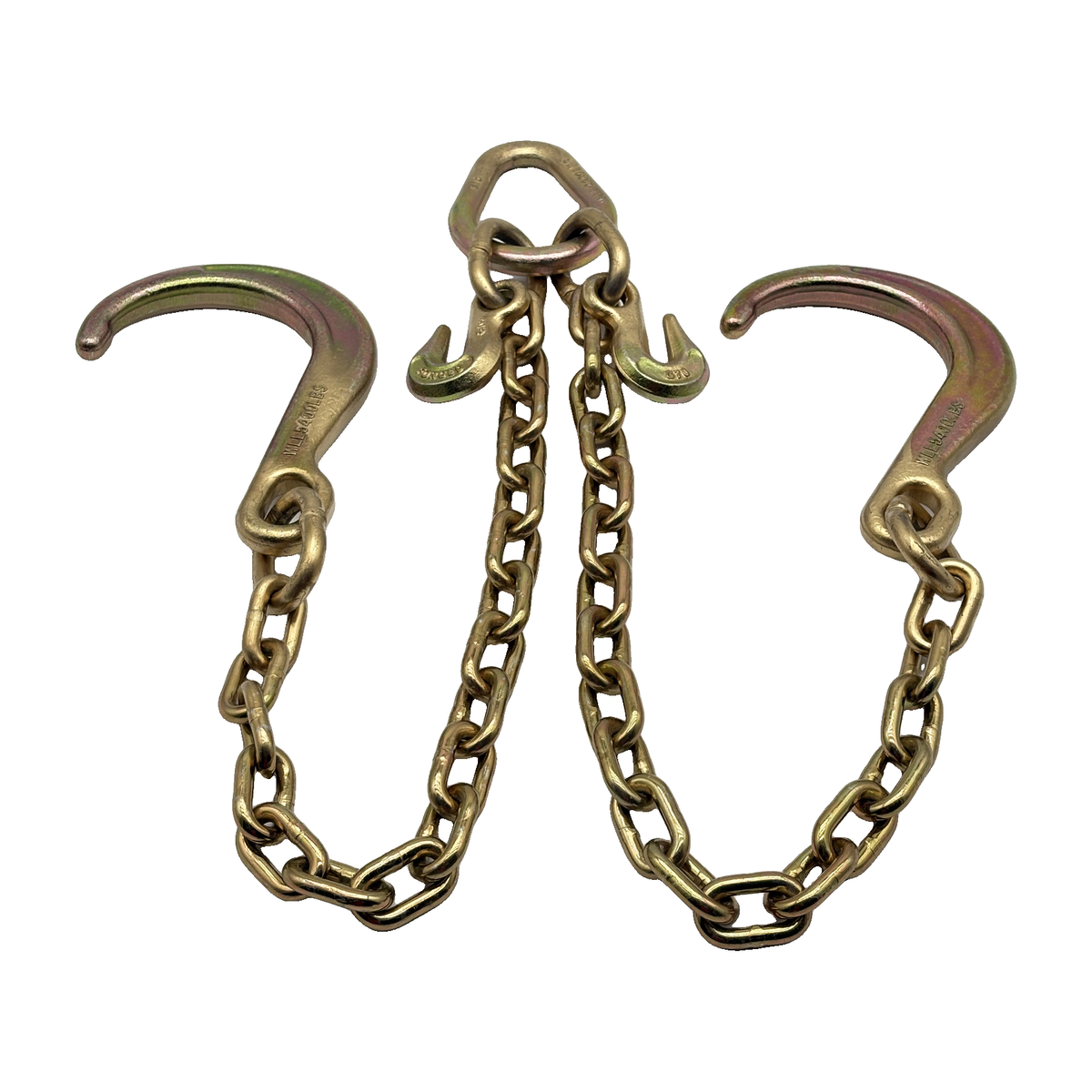 G70 V-Bridle Chain Assembly w/24" Chain Legs w/8" J Hooks