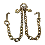 G70 V-Bridle Chain Assembly w/24" Chain Legs w/Mini "J" Frame Hooks