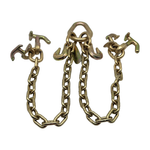 G70 V-Bridle Chain Assembly w/24" Chain Legs w/"R " and T-J Combo Frame Hooks