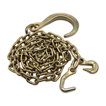 G70 5/16"x10' Chain Assembly w/8" J Hook on One End w/Datsun J Frame Hook and Forged 5/16" Grab Hook on Opposite End