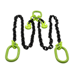 G100 2-Leg Chain Sling w/Shortening Grab Hooks + Master Links