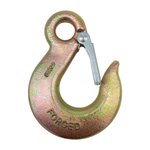5/16" G70 Forged Eye Slip Hook w/Severe Duty Safety Latch