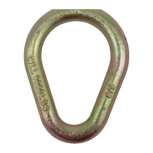 5/8" Forged Pear Link Zinc Coated