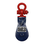 4-1/2" Snatch Block w/Swiveling Shackle 4 Ton W.L.L.